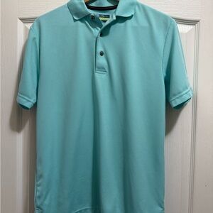 Ben Hogan Men's Aqua Polo Golf Shirt